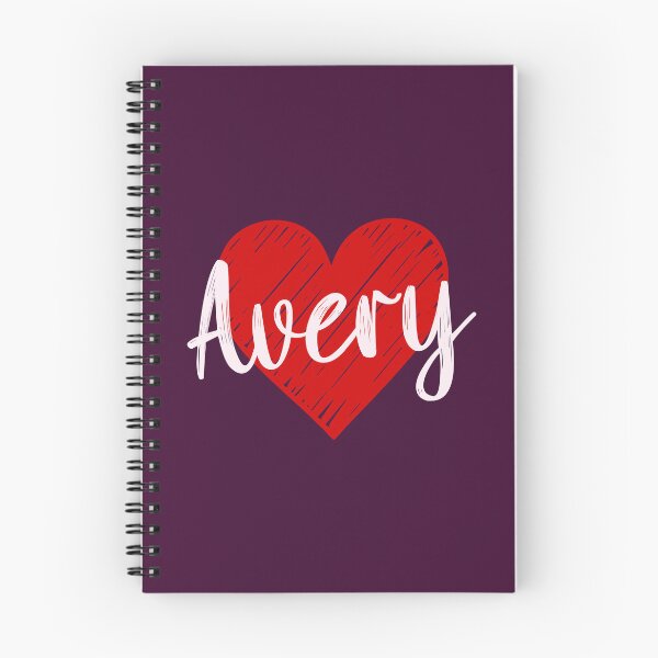 Item preview, Avery Name Red Heart  designed and sold by Jeallan Designs.