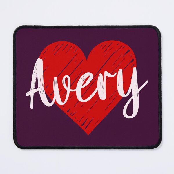 Item preview, Avery Name Red Heart  designed and sold by Jeallan Designs.