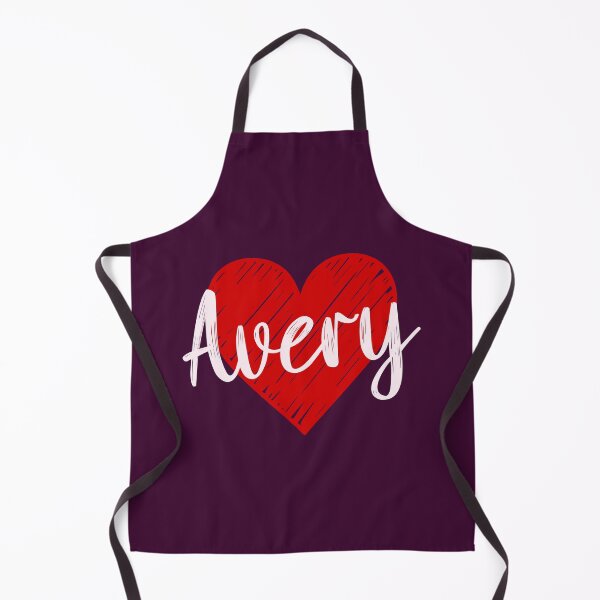 Item preview, Avery Name Red Heart designed and sold by Jeallan Designs.