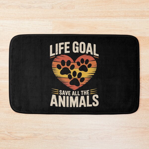Item preview, Womens Retro Life Goal Save All The Animals - Rescue Animal  designed and sold by VerseFarm.