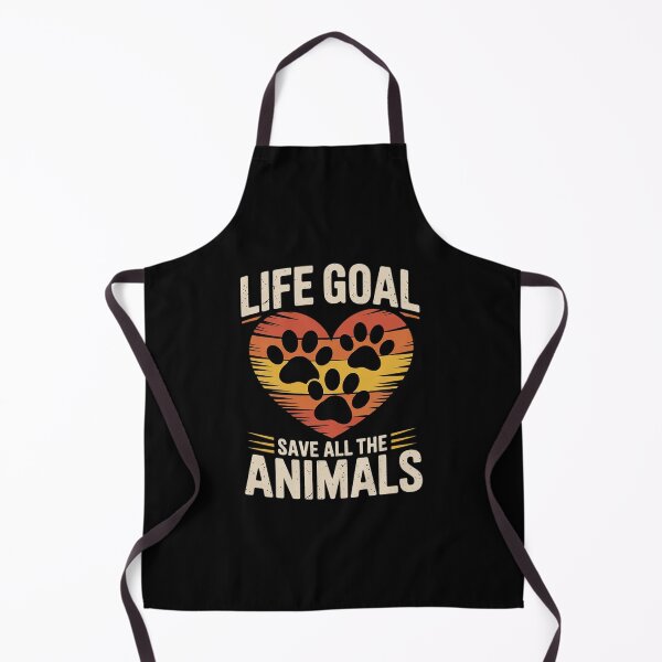 Item preview, Womens Retro Life Goal Save All The Animals - Rescue Animal designed and sold by VerseFarm.