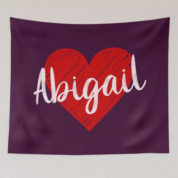 Item preview, Abigail Name Red Heart  designed and sold by Jeallan Designs.