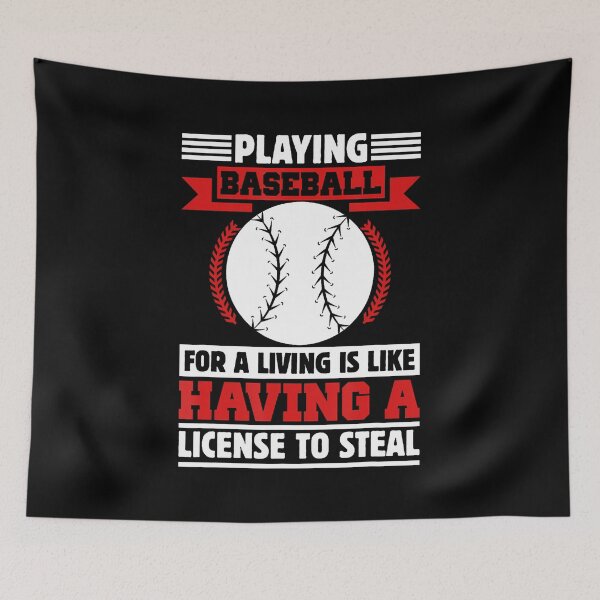 Item preview, Playing Baseball For A Living Is Like Having designed and sold by JoannMinndy.