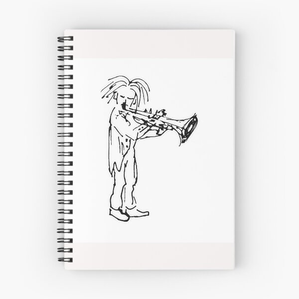 Item preview, Trumpet Player  - The Bevilaqua original Ink designed and sold by Helios Be. Lavsh.