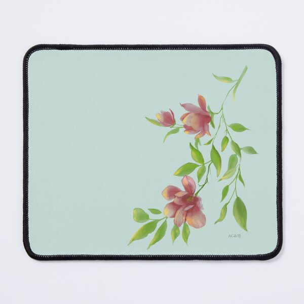 Item preview, Delicate Red Floral Vine Watercolor Gift designed and sold by The-sparkle-Empire.
