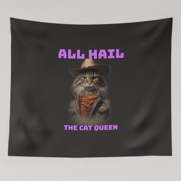 Item preview, All Hail the Cat Queen baby cats. designed and sold by "Vibe & Style Merch".