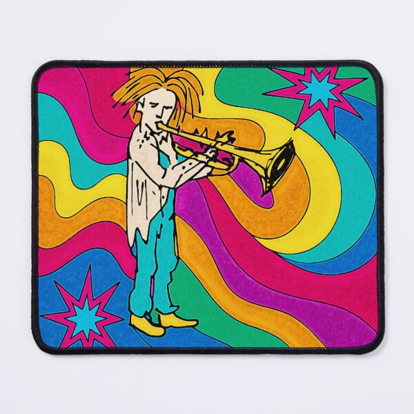 Item preview, Trumpet Player - The Bevilaqua original Ink Variation#1 designed and sold by Helios Be. Lavsh.