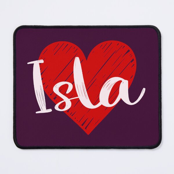 Item preview, Isla Name Red Heart designed and sold by Jeallan Designs.