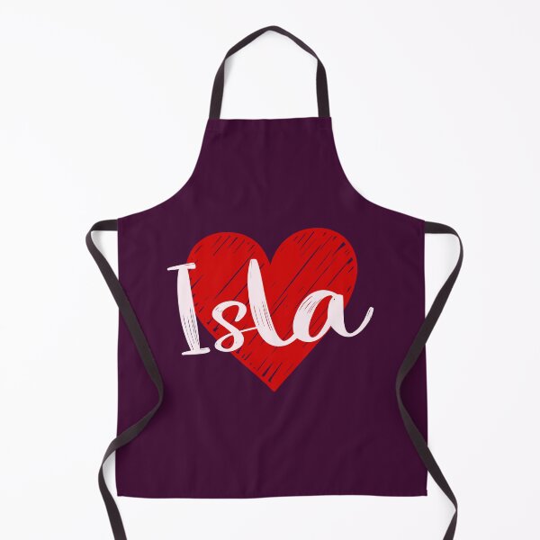Item preview, Isla Name Red Heart  designed and sold by Jeallan Designs.