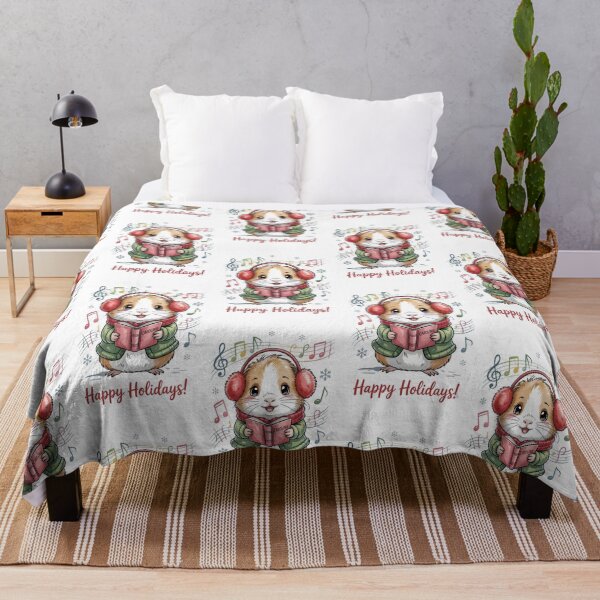 Item preview, Chibi Guinea Pig Holiday Caroler designed and sold by Christomized.