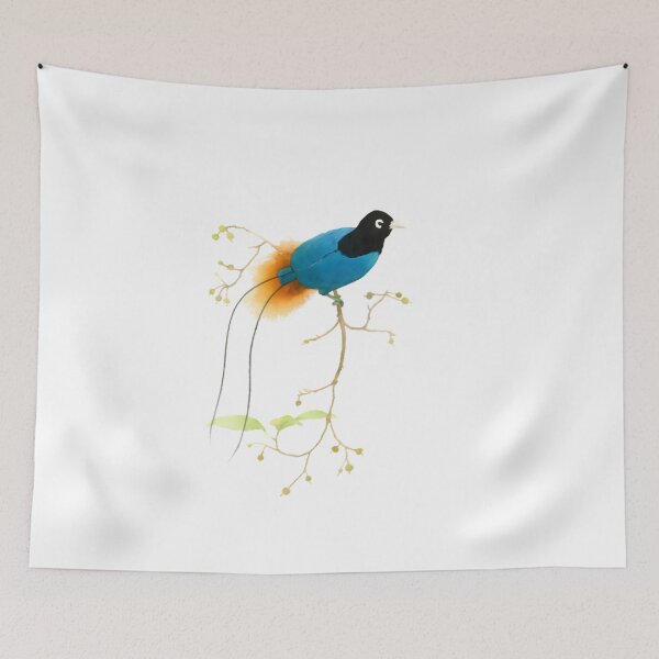 Item preview, Blue Bird-of-paradise (Paradisaea rudolphi) designed and sold by HOMETOWN86.