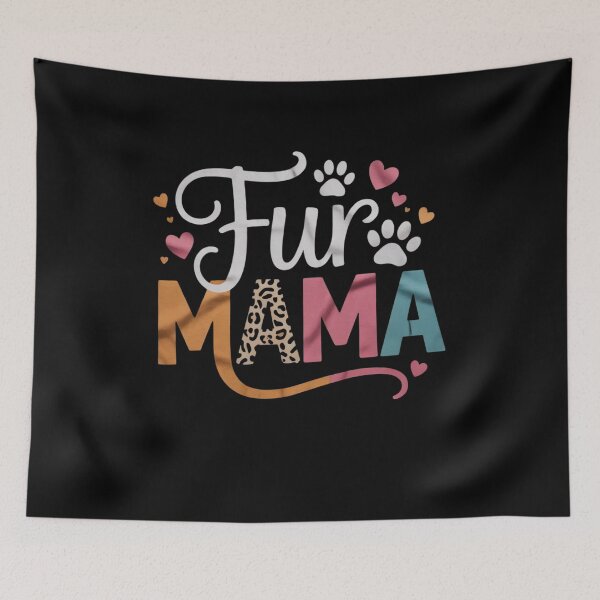 Item preview, Fur Mama Pet Lovers Leopard Print Vintage Mother's Day  designed and sold by MyzoToyota.
