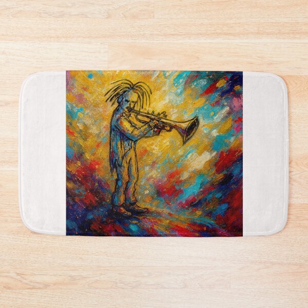 Item preview,  Trumpet Player  - The Bevilaqua original Ink Variation#2 designed and sold by Helios Be. Lavsh.