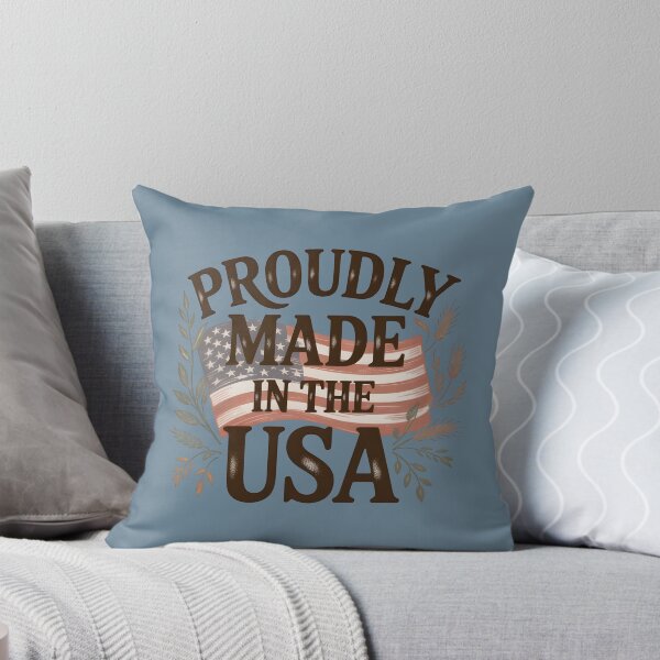 Item preview, Proudly Made in the USA Rustic Flag Art designed and sold by InkWeaveShop.