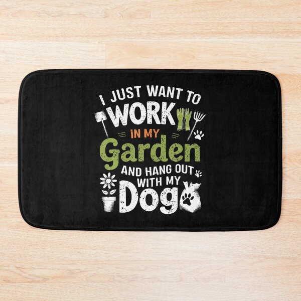 Item preview, Work In My Garden And Hang Out With My Dog Gardening designed and sold by JoannMinndy.