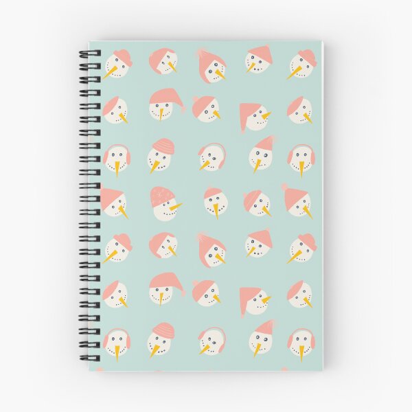 Item preview, Snowmen Faces with hats / seamless repeat designed and sold by Shelley Winters.
