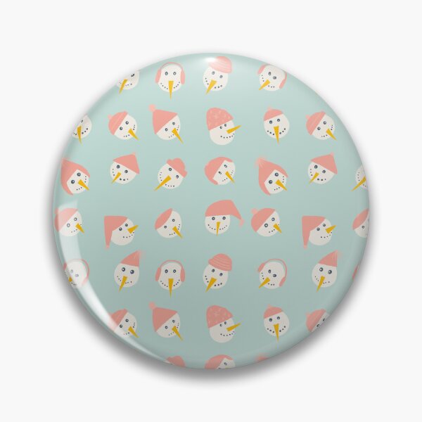 Item preview, Snowmen Faces with hats / seamless repeat designed and sold by Shelley Winters.