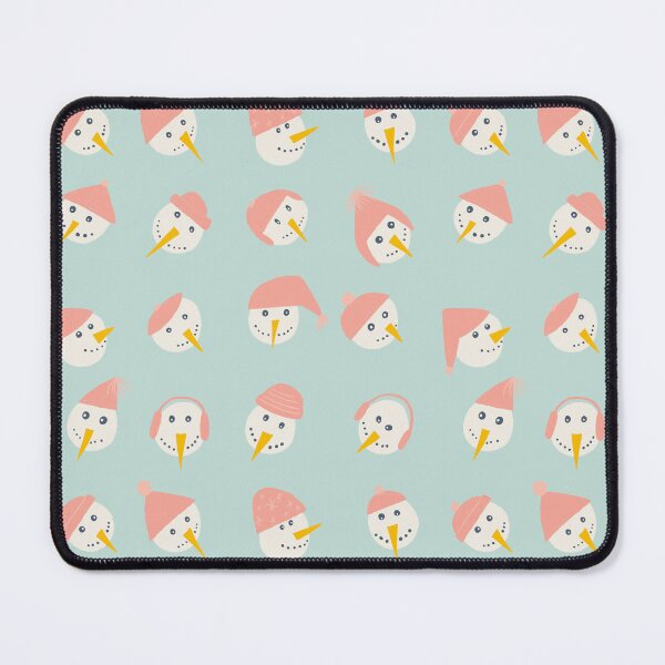 Item preview, Snowmen Faces with hats / seamless repeat designed and sold by Shelley Winters.