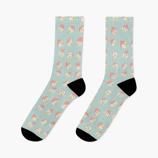 Item preview, Snowmen Faces with hats / seamless repeat designed and sold by Shelley Winters.