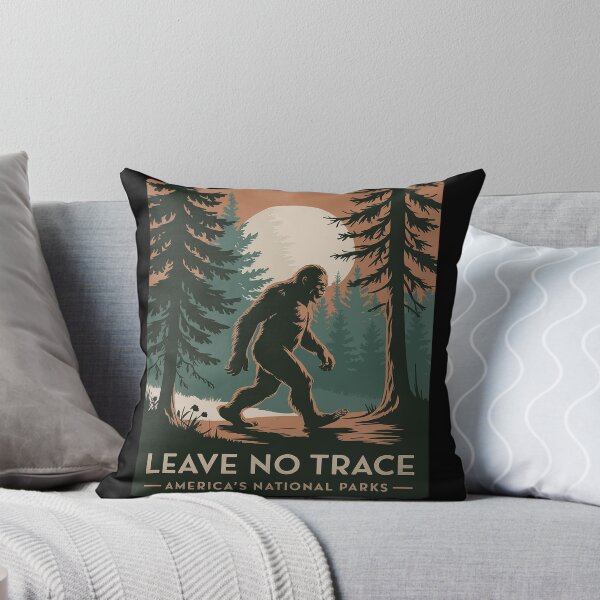 Item preview, Leave No Trace America National Parks BigFoot Hiking designed and sold by InspiredFoul.