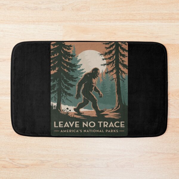 Item preview, Leave No Trace America National Parks BigFoot Hiking designed and sold by InspiredFoul.
