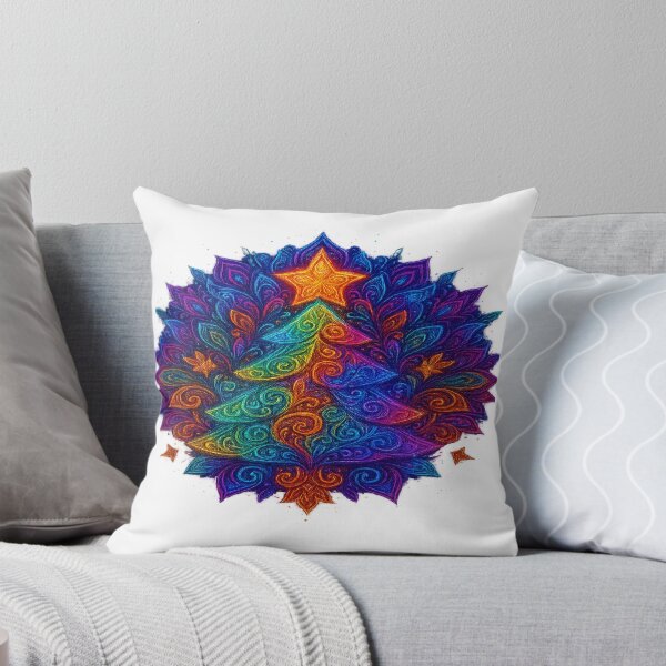 Item preview, Ultra Detailed Neon Mandala Fractal Art designed and sold by HiteshArt111.