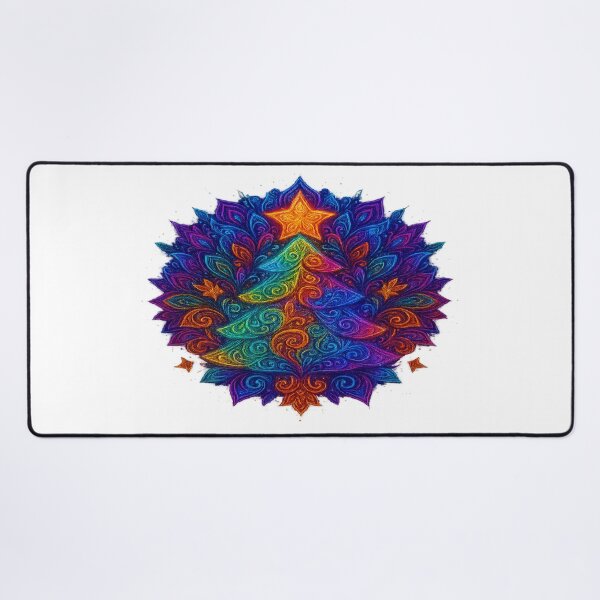 Item preview, Ultra Detailed Neon Mandala Fractal Art designed and sold by HiteshArt111.