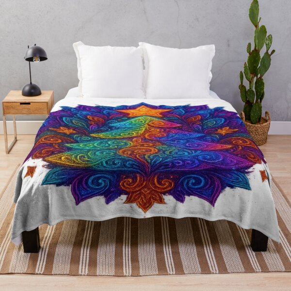 Item preview, Ultra Detailed Neon Mandala Fractal Art designed and sold by HiteshArt111.