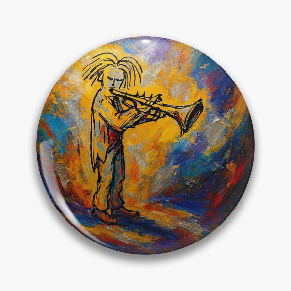 Item preview, Trumpet Player  - The Bevilaqua original Ink Variation#3 designed and sold by Helios Be. Lavsh.