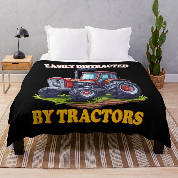 Item preview, Retro Tractor Lovers Easily Distracted By Tractors Farming designed and sold by JoannMinndy.