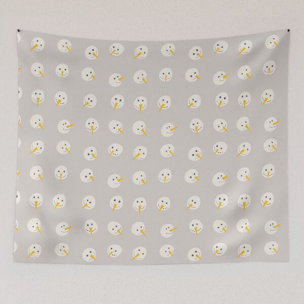 Item preview, Snowmen Faces / seamless repeat designed and sold by Shelley Winters.