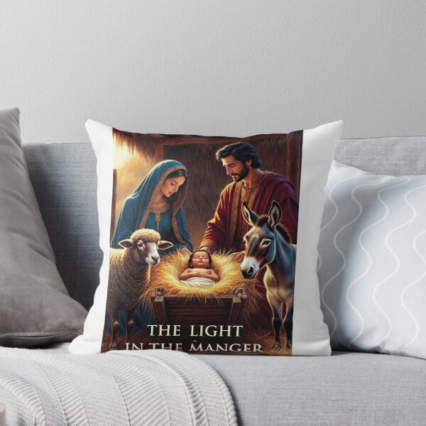 Item preview, Nativity Manger T-Shirt, Intricate Christmas Scene, Vibrant Color Religious Art Gift designed and sold by YMLux.
