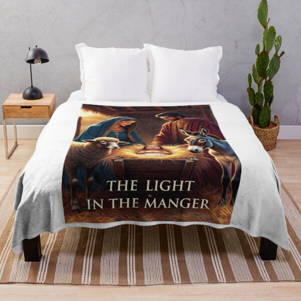 Item preview, Nativity Manger T-Shirt, Intricate Christmas Scene, Vibrant Color Religious Art Gift designed and sold by YMLux.