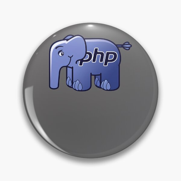Item preview, PHP-ELEPHPANT-LOGO-(BLACK-BACKGROUND) designed and sold by NicoleThi.