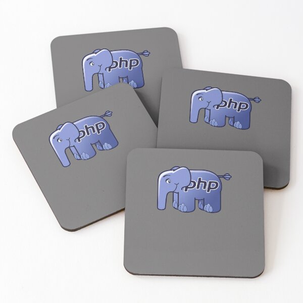 Item preview, PHP-ELEPHPANT-LOGO-(BLACK-BACKGROUND) designed and sold by NicoleThi.