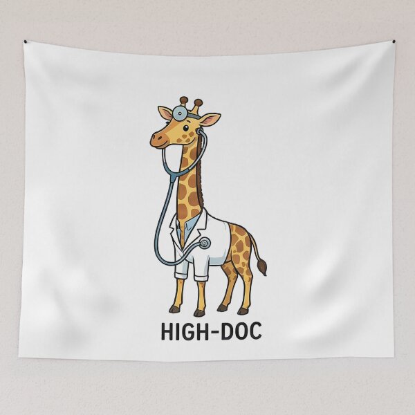 Item preview, Doctor Giraffe Funny Animal Vet designed and sold by k3rstman1.