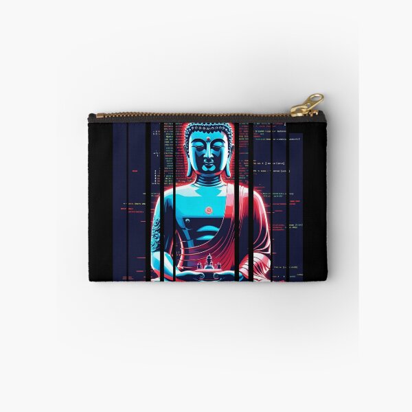 Item preview, Glitching Buddha surrounded by code 6 designed and sold by Neon G.