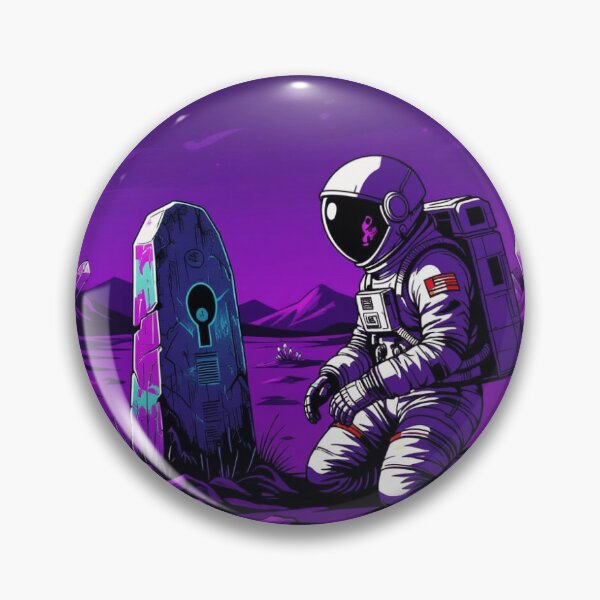 Item preview, Surreal Space Dreams – Astronaut in Alien World with Cosmic Glow & Tentacle Fantasy designed and sold by FotoworldEdel.