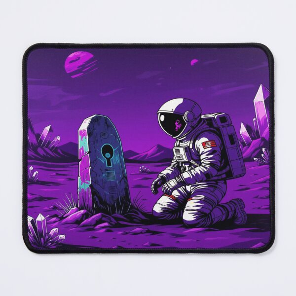Item preview, Surreal Space Dreams – Astronaut in Alien World with Cosmic Glow & Tentacle Fantasy designed and sold by FotoworldEdel.