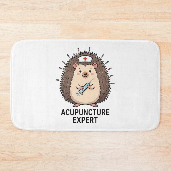 Item preview, Cute Hedgehog Acupuncture Expert designed and sold by k3rstman1.