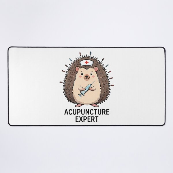 Item preview, Cute Hedgehog Acupuncture Expert designed and sold by k3rstman1.