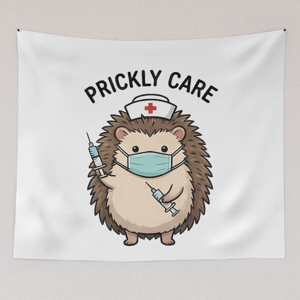 Item preview, Prickly Care Hedgehog Nurse Vaccine designed and sold by k3rstman1.