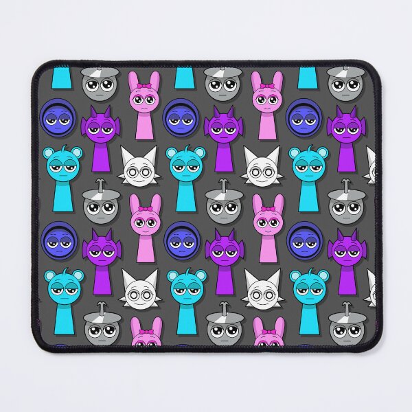 Item preview, Cute Sprunki Character Pattern – Colorful Seamless Cartoon Design designed and sold by violetteskyart-vioart.