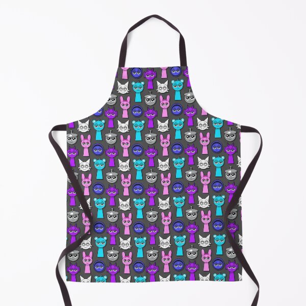 Item preview, Cute Sprunki Character Pattern – Colorful Seamless Cartoon Design designed and sold by violetteskyart-vioart.