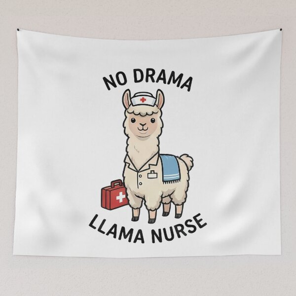 Item preview, No Drama Llama Nurse designed and sold by k3rstman1.