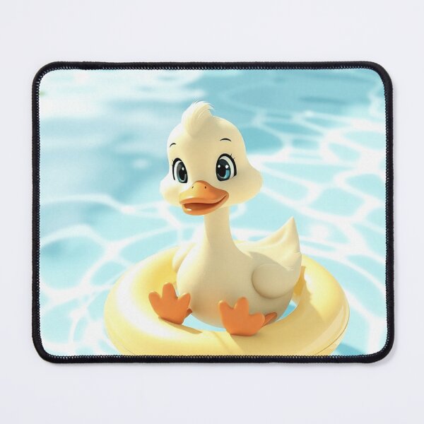 Item preview, Duckling in Floatie – Cute Summer Art designed and sold by Petonia.