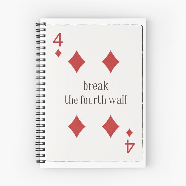 Item preview, Break the Fourth Wall Diamonds Playing Card designed and sold by Ally-Bee33.
