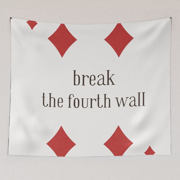 Item preview, Break the Fourth Wall Diamonds Playing Card designed and sold by Ally-Bee33.