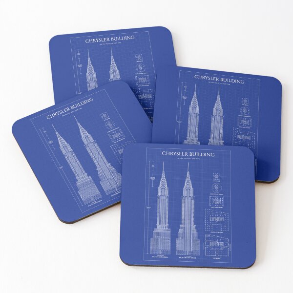Item preview, Chrysler Building (Blueprint) designed and sold by BGALAXY.