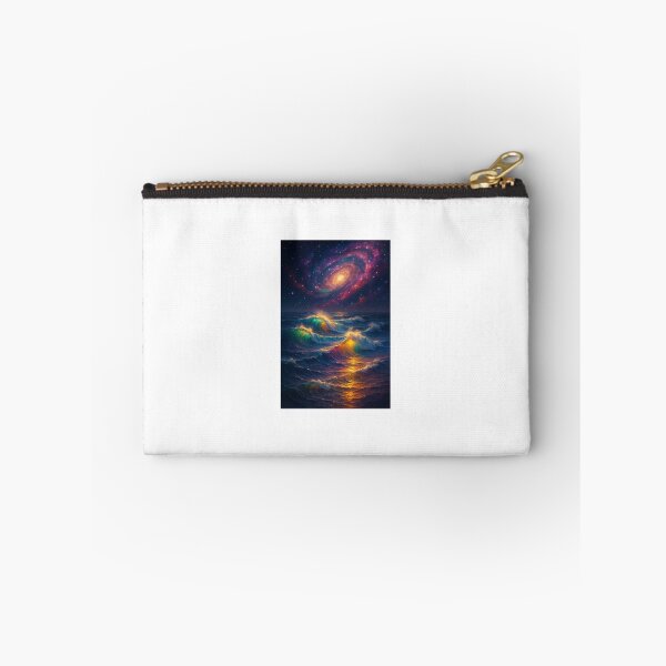 Item preview, Cosmic Waves – Celestial Ocean Under a Galaxy Sky designed and sold by ZoviraDesigns.